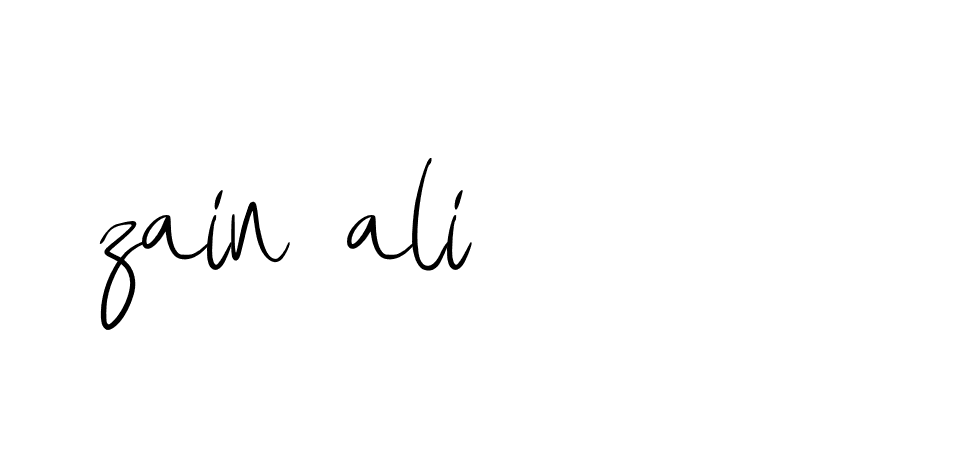 Signature of zain-ali