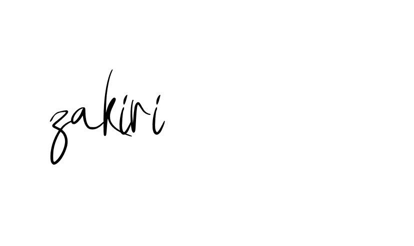 Signature of zakiri