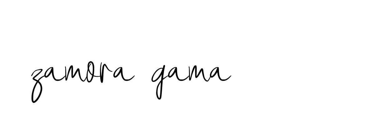 Signature of zamora-gama