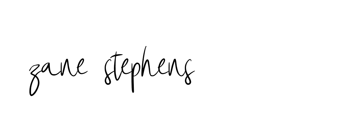 Signature of zane-stephens-