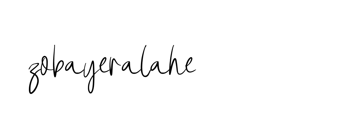 Signature of zobayeralahe