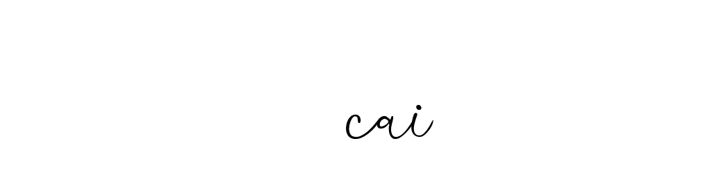 Signature of -----------cai