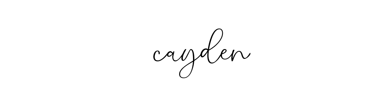 Signature of -----------cayden