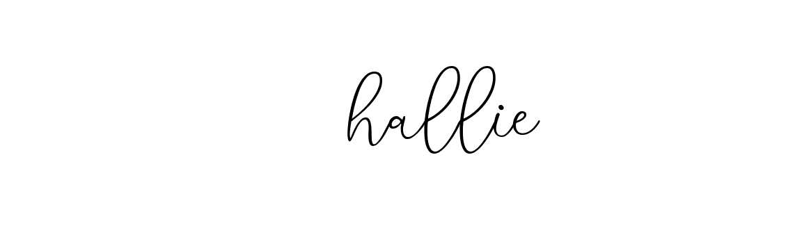 Signature of -----------hallie