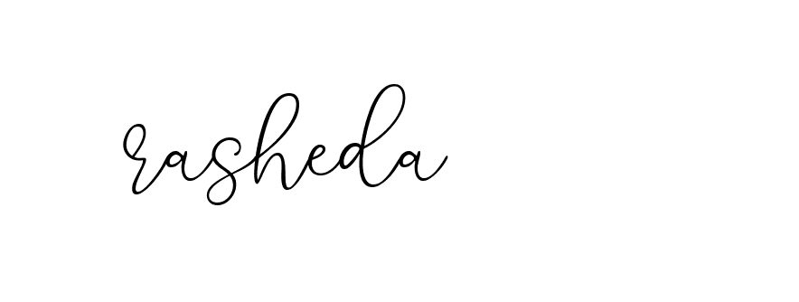 Signature of -rasheda