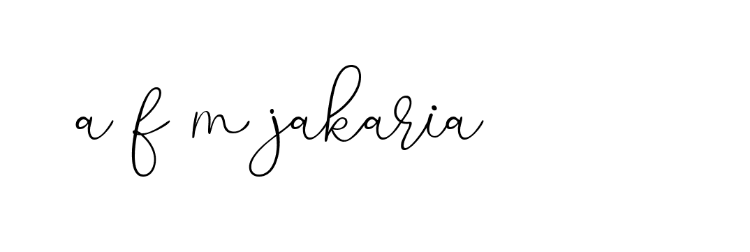 Signature of a-f-m-jakaria