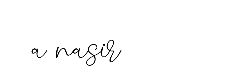 Signature of a-nasir