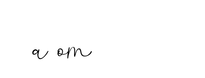 Signature of a-om