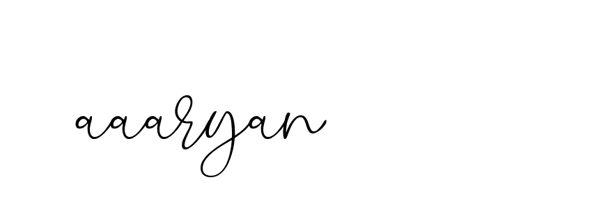 Signature of aaaryan