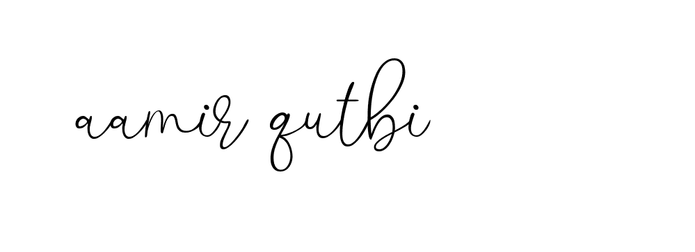 Signature of aamir-qutbi