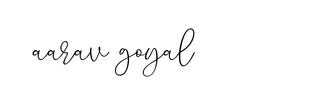 Signature of aarav-goyal