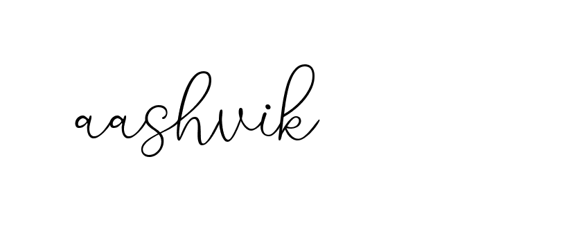 Signature of aashvik