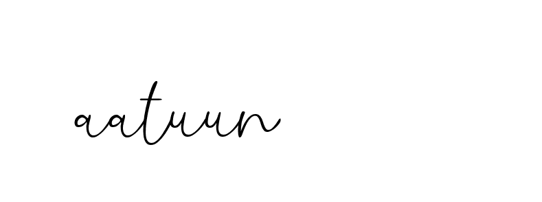 Signature of aatuun