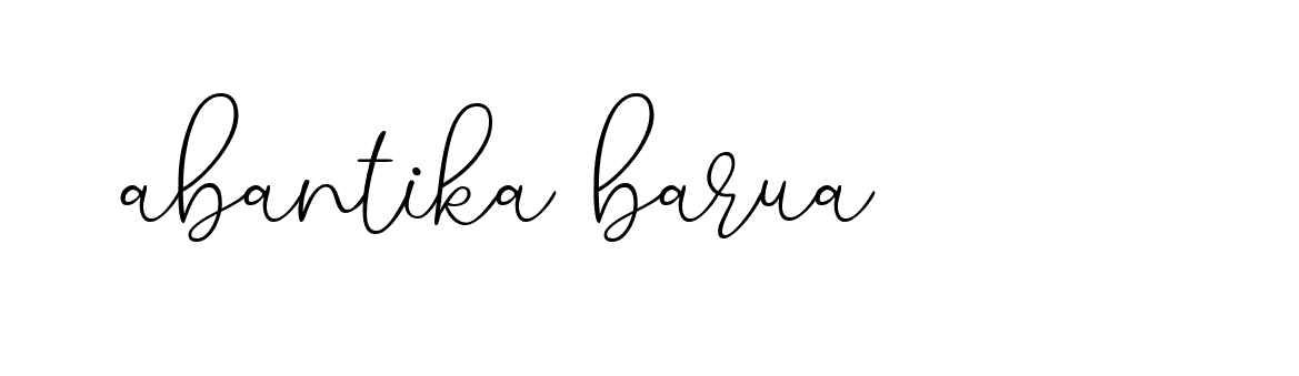 Signature of abantika-barua