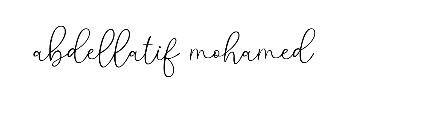 Signature of abdellatif-mohamed