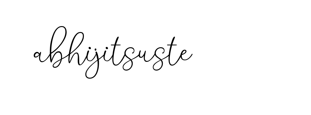 Signature of abhijitsuste