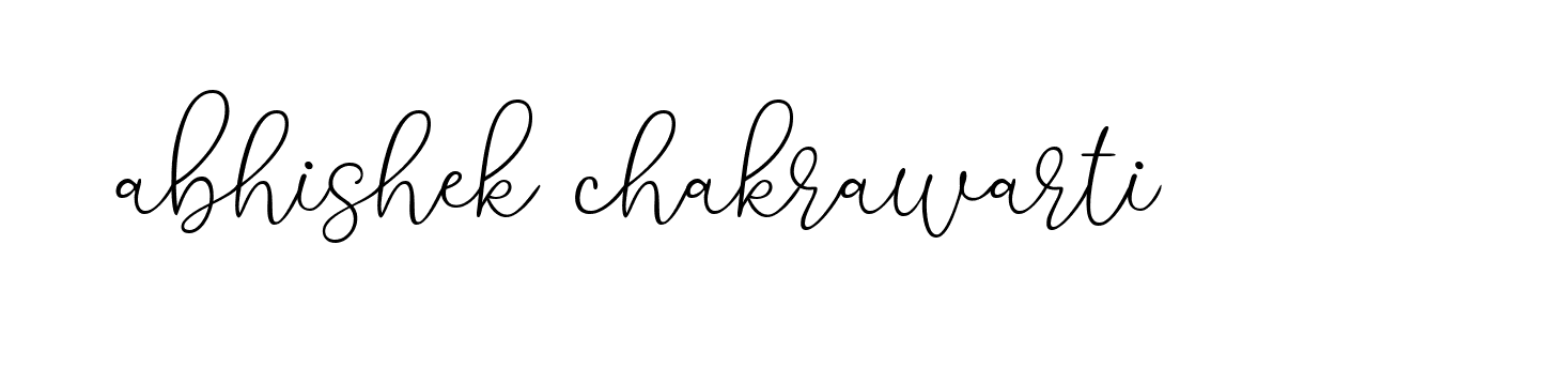 Signature of abhishek-chakrawarti