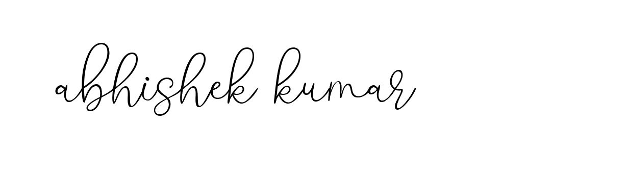 Signature of abhishek-kumar-