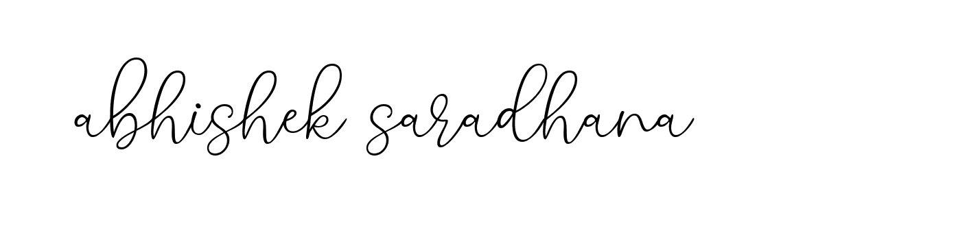 Signature of abhishek-saradhana