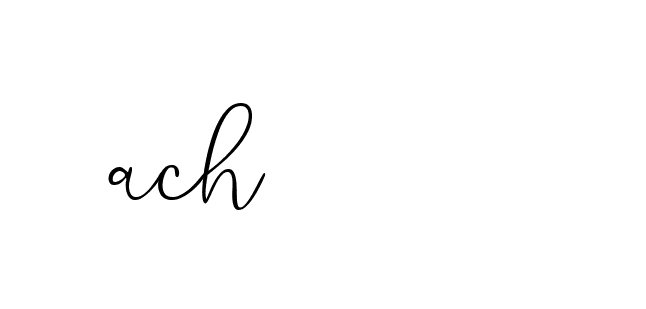 Signature of ach