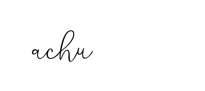 Signature of achu