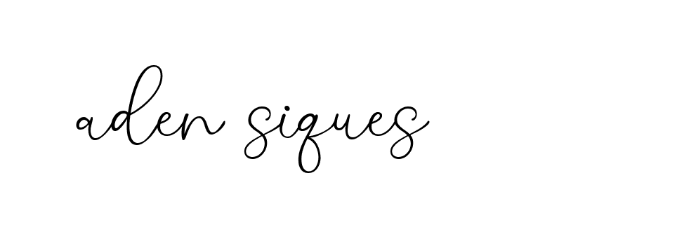 Signature of aden-siques