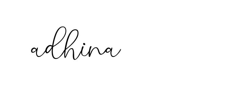 Signature of adhina-