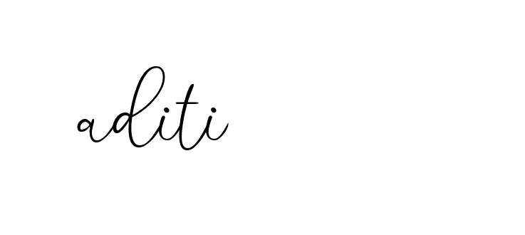 Signature of aditi-