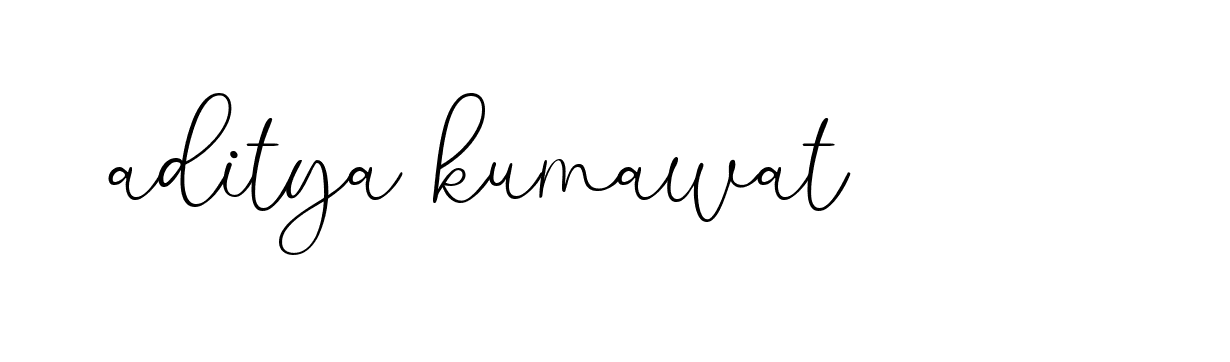 Signature of aditya-kumawat