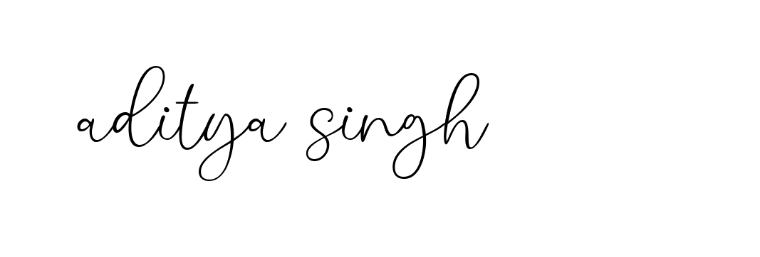 Signature of aditya-singh