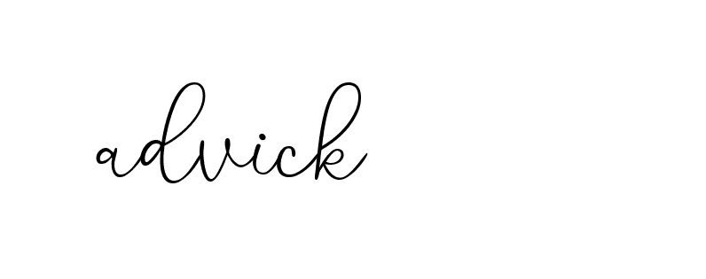 Signature of advick