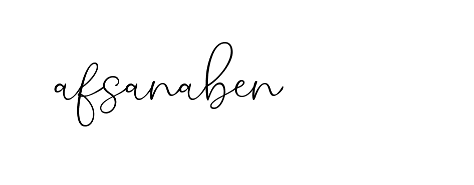 Signature of afsanaben