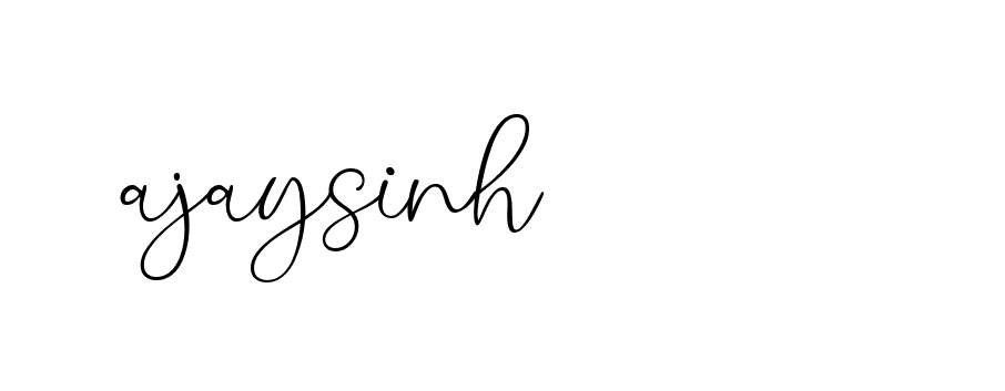 Signature of ajaysinh-