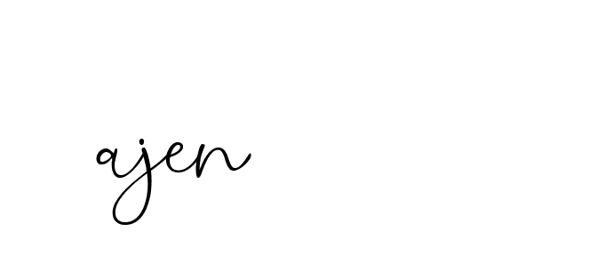 Signature of ajen