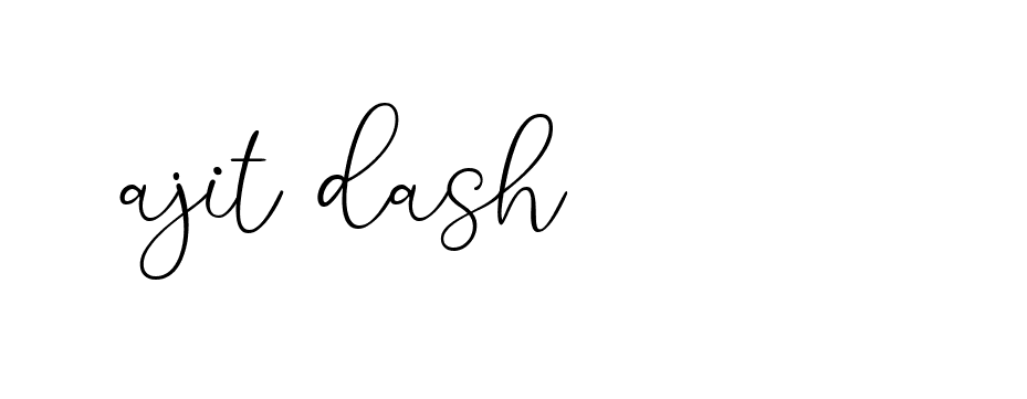 Signature of ajit-dash-