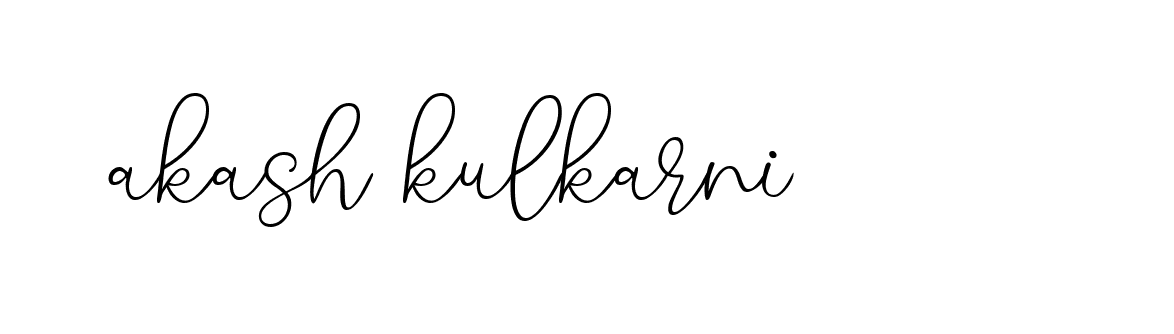 Signature of akash-kulkarni