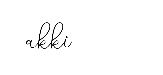 Signature of akki