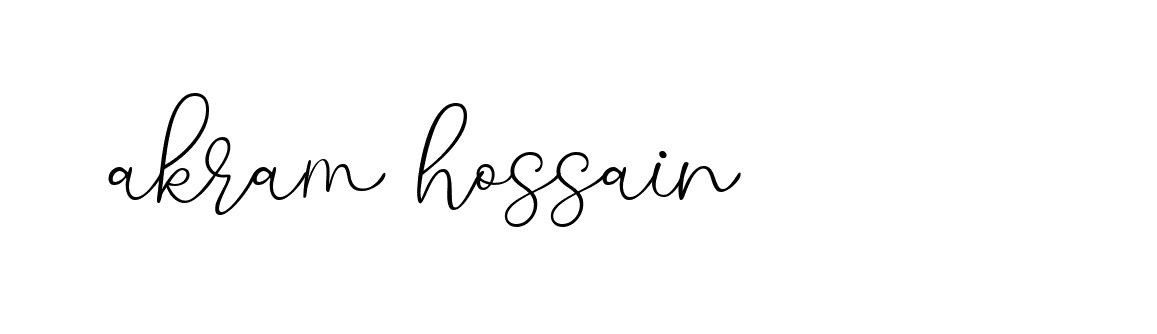 Signature of akram-hossain-