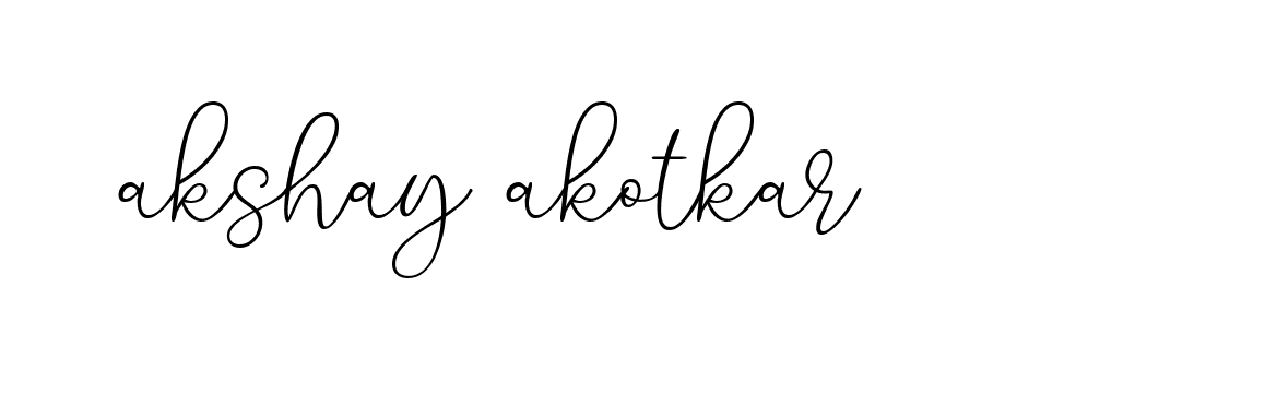 Signature of akshay-akotkar