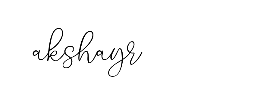 Signature of akshayr