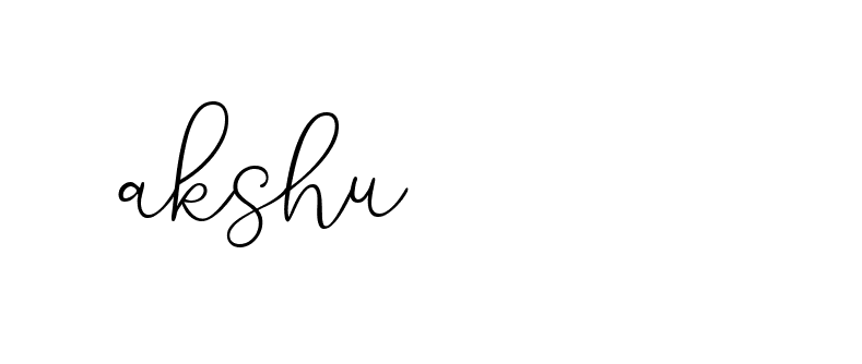 Signature of akshu-