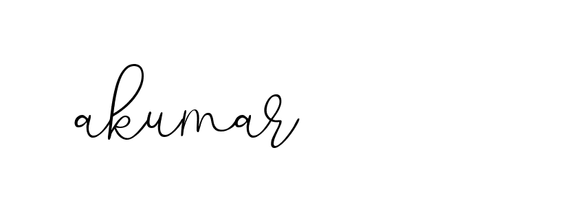 Signature of akumar