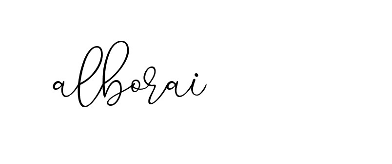 Signature of alborai