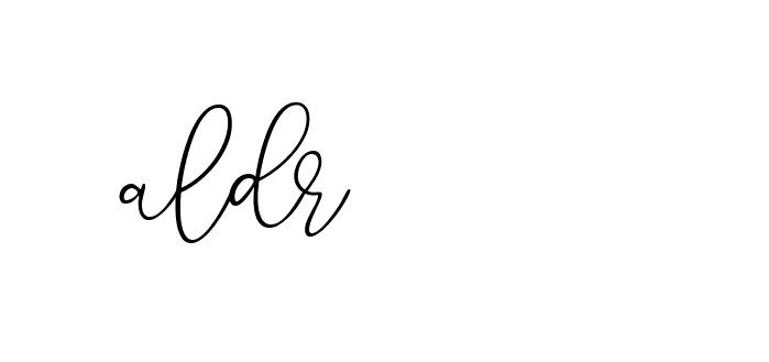 Signature of aldr