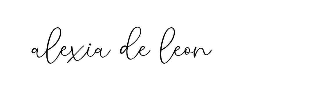 Signature of alexia-de-leon