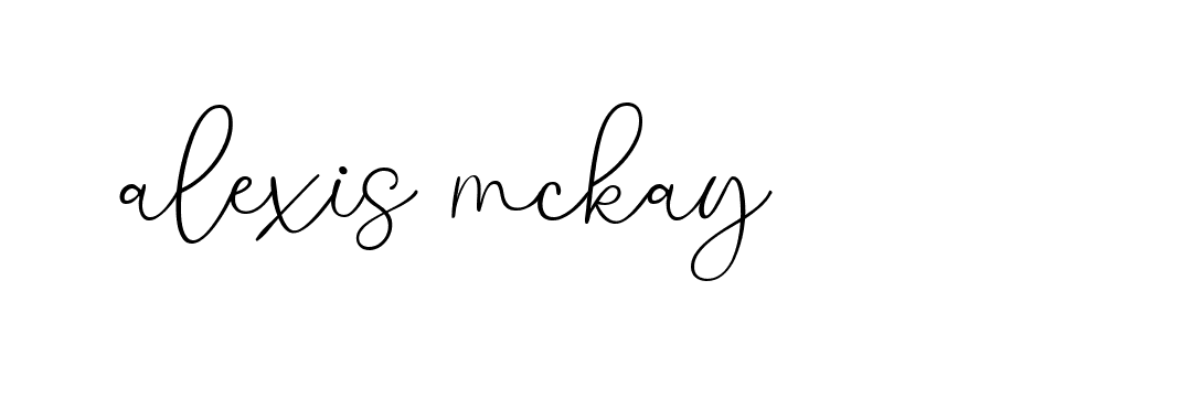 Signature of alexis-mckay