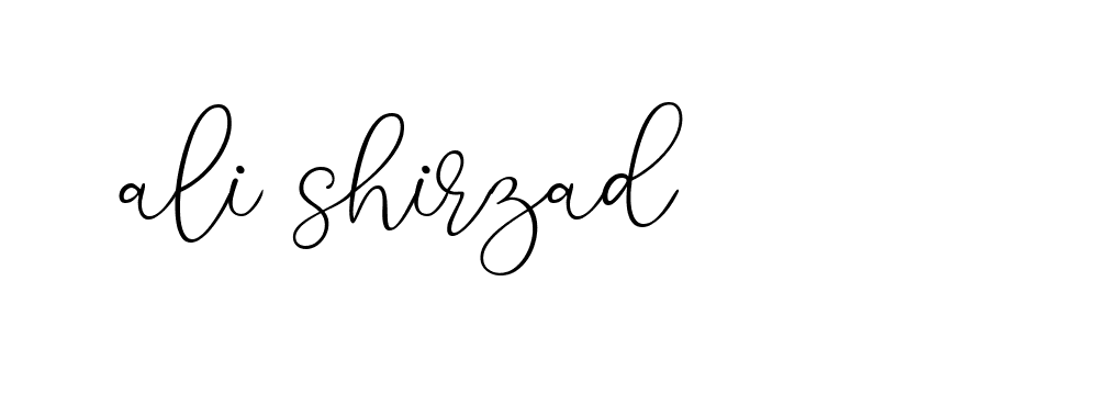 Signature of ali-shirzad