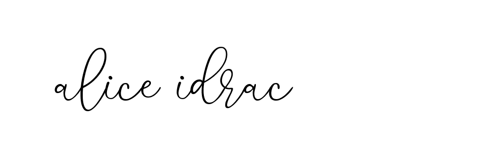 Signature of alice-idrac