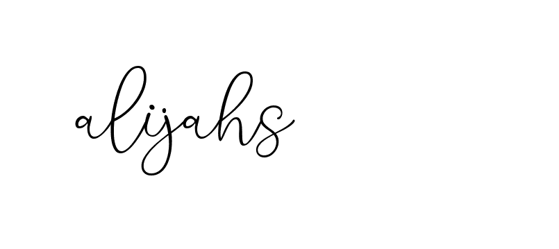 Signature of alijahs