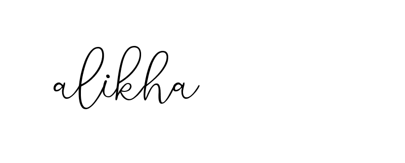 Signature of alikha-